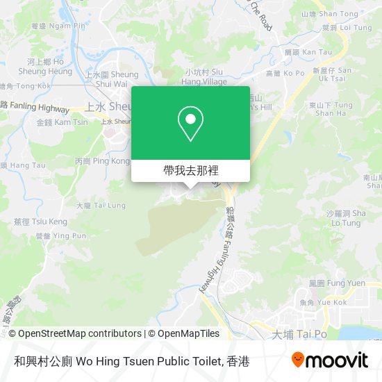 和興村公廁 Wo Hing Tsuen Public Toilet地圖
