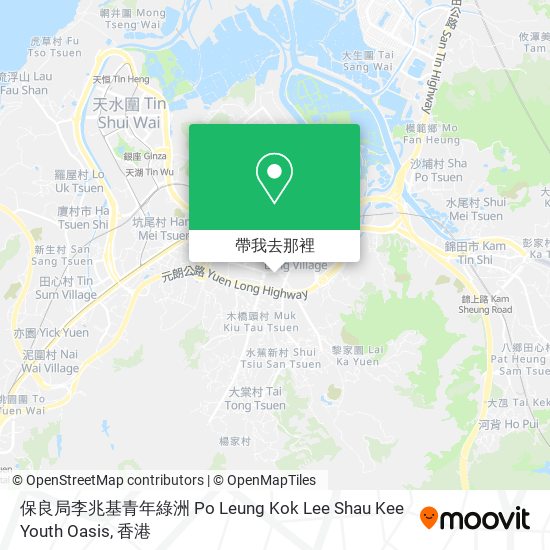 保良局李兆基青年綠洲 Po Leung Kok Lee Shau Kee Youth Oasis地圖
