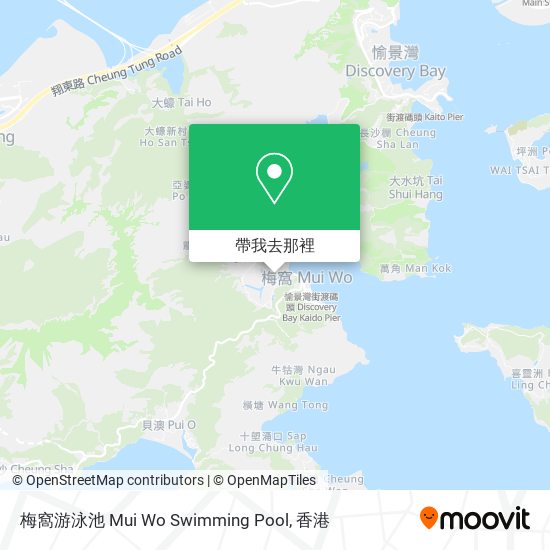 梅窩游泳池 Mui Wo Swimming Pool地圖