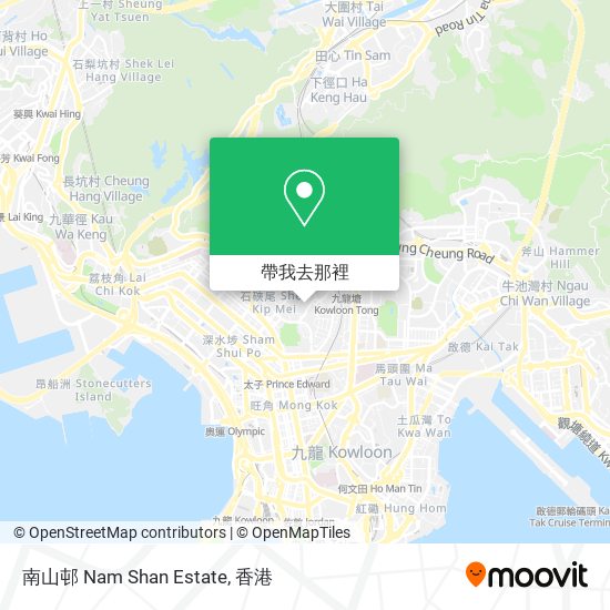 南山邨 Nam Shan Estate地圖
