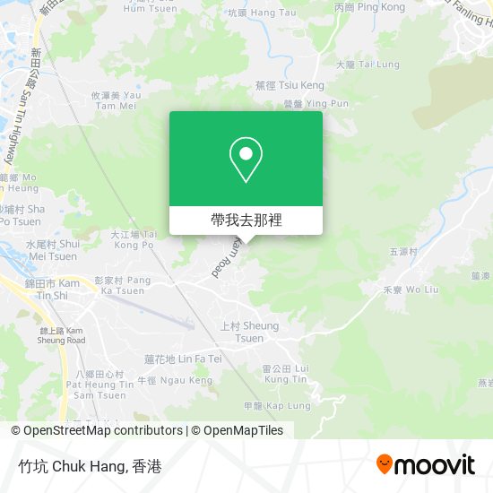 竹坑 Chuk Hang地圖