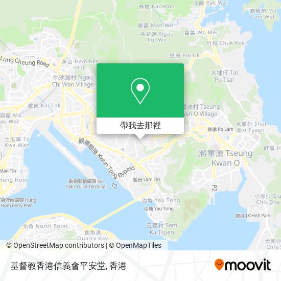 基督教香港信義會平安堂地圖