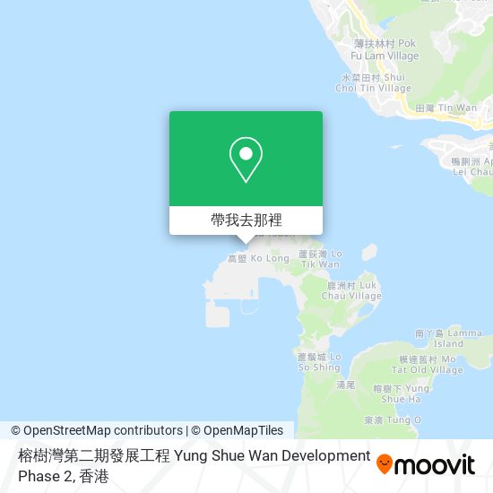 榕樹灣第二期發展工程 Yung Shue Wan Development Phase 2地圖