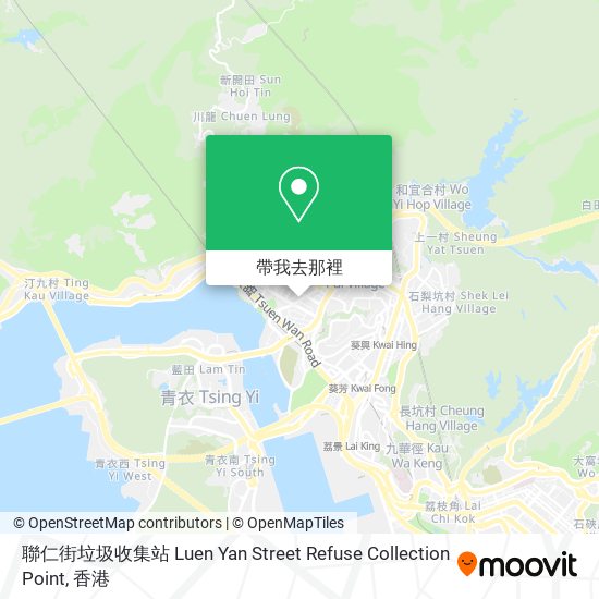 聯仁街垃圾收集站 Luen Yan Street Refuse Collection Point地圖
