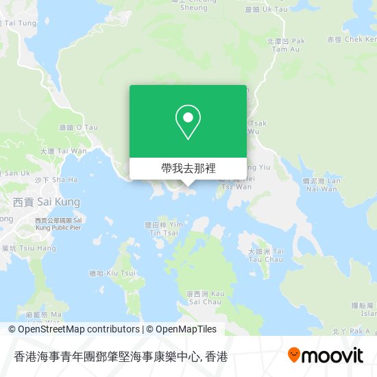 香港海事青年團鄧肇堅海事康樂中心地圖