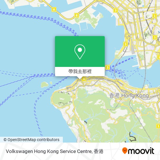 Volkswagen Hong Kong Service Centre地圖