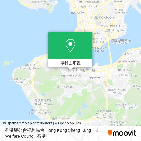 香港聖公會福利協會 Hong Kong Sheng Kung Hui Welfare Council地圖