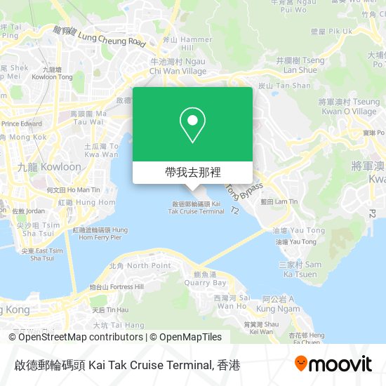 啟德郵輪碼頭 Kai Tak Cruise Terminal地圖