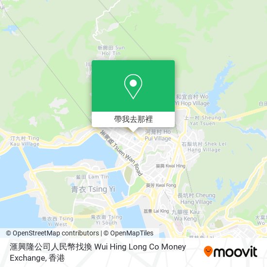 滙興隆公司人民幣找換 Wui Hing Long Co Money Exchange地圖