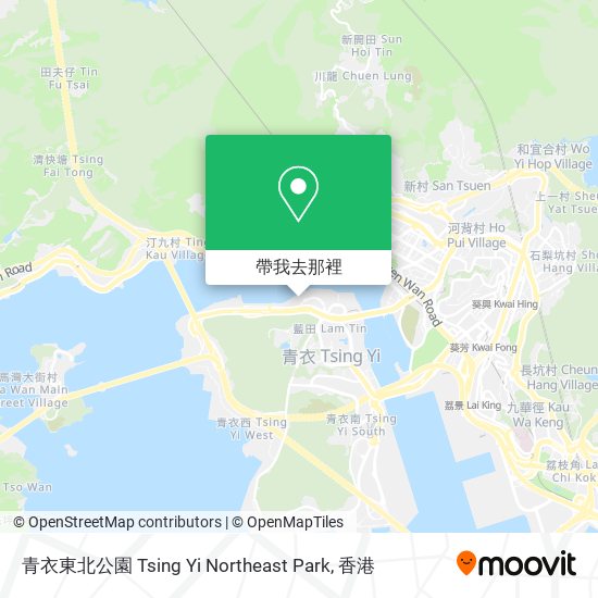 青衣東北公園 Tsing Yi Northeast Park地圖