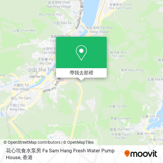 花心坑食水泵房 Fa Sam Hang Fresh Water Pump House地圖