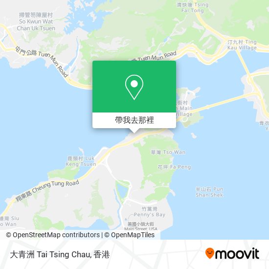 大青洲 Tai Tsing Chau地圖