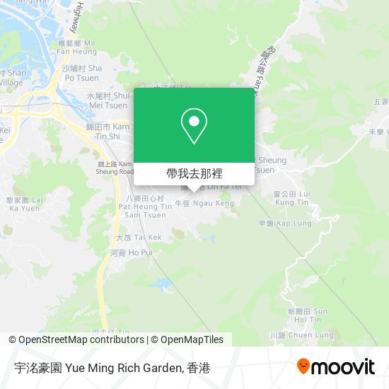 宇洺豪園 Yue Ming Rich Garden地圖