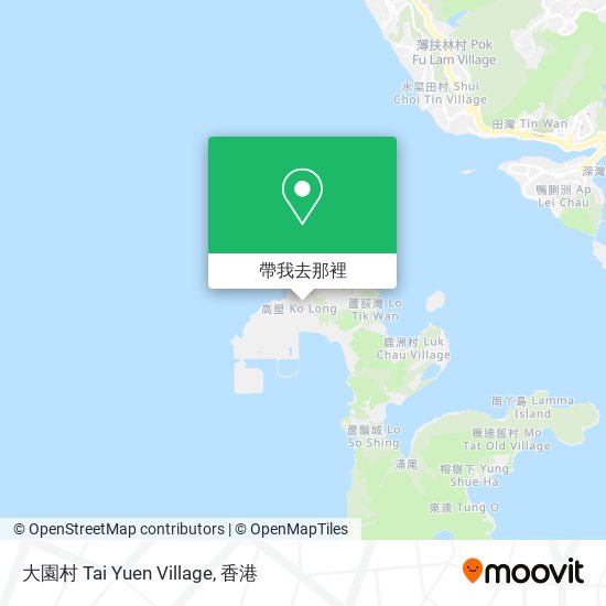 大園村 Tai Yuen Village地圖