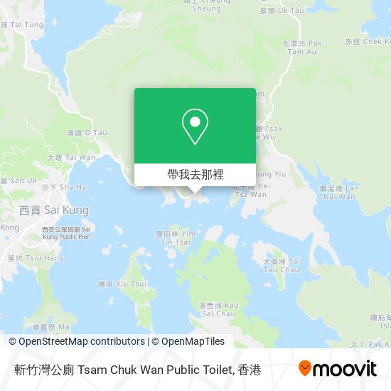 斬竹灣公廁 Tsam Chuk Wan Public Toilet地圖