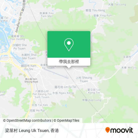 梁屋村 Leung Uk Tsuen地圖
