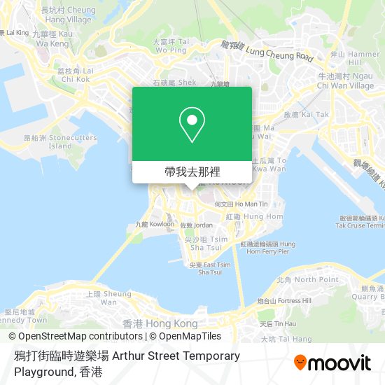 鴉打街臨時遊樂場 Arthur Street Temporary Playground地圖