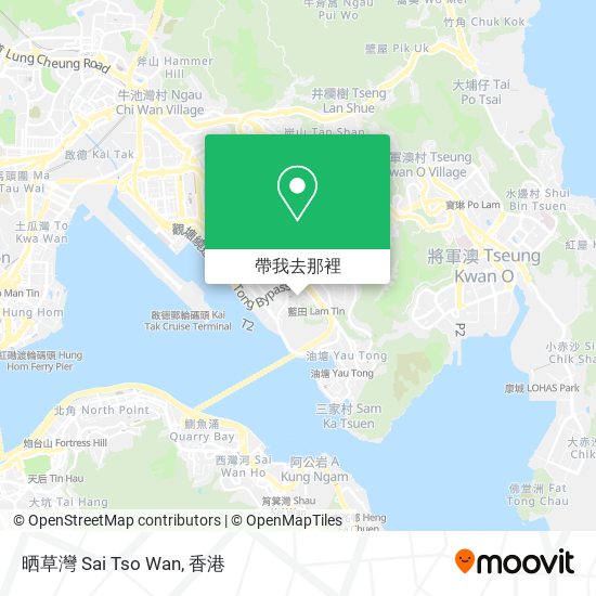 晒草灣 Sai Tso Wan地圖