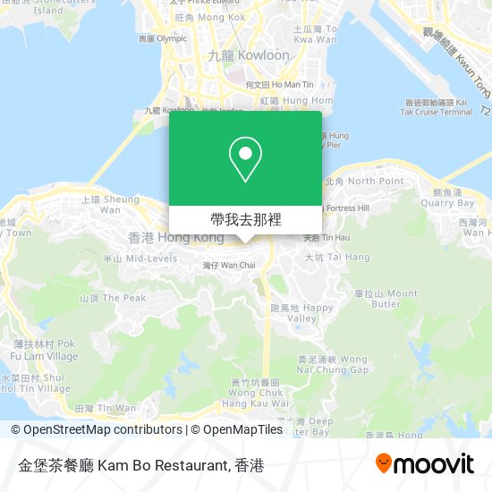 金堡茶餐廳 Kam Bo Restaurant地圖