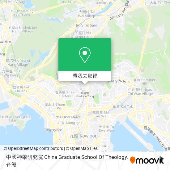 中國神學研究院 China Graduate School Of Theology地圖