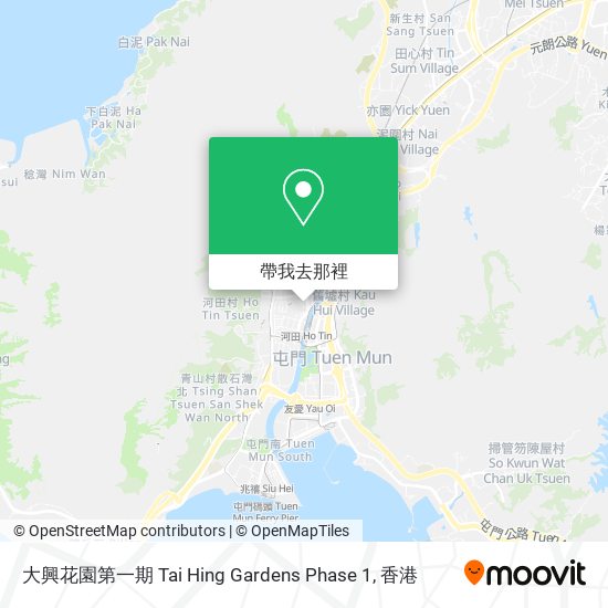 大興花園第一期 Tai Hing Gardens Phase 1地圖