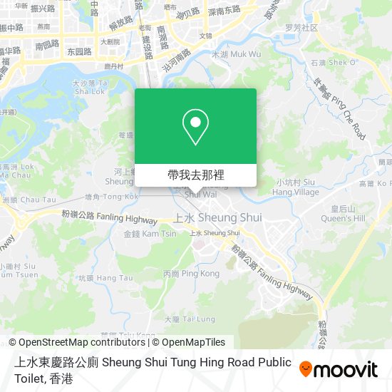 上水東慶路公廁 Sheung Shui Tung Hing Road Public Toilet地圖