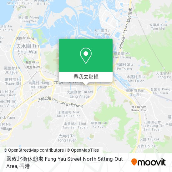 鳳攸北街休憩處 Fung Yau Street North Sitting-Out Area地圖