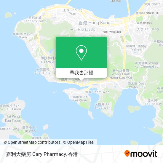 嘉利大藥房 Cary Pharmacy地圖