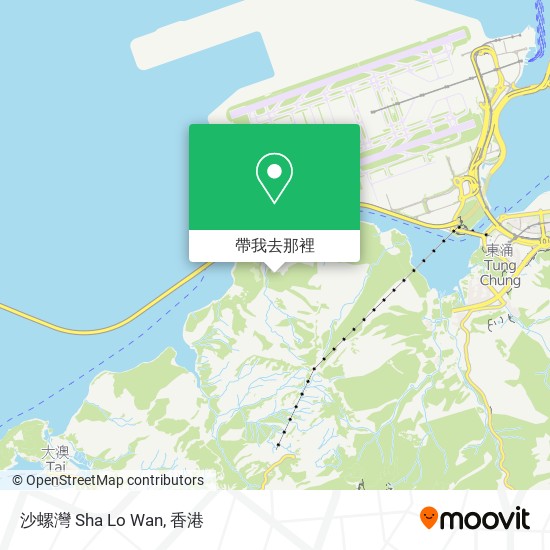 沙螺灣 Sha Lo Wan地圖