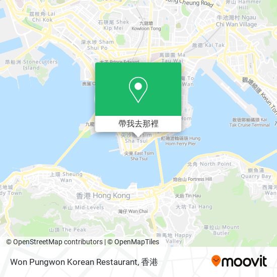 Won Pungwon Korean Restaurant地圖