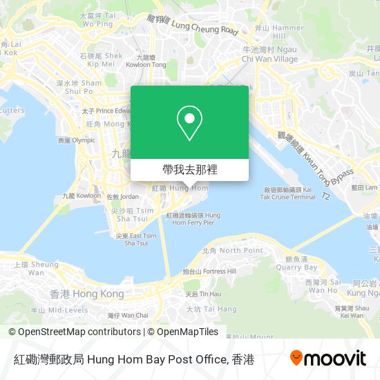 紅磡灣郵政局 Hung Hom Bay Post Office地圖