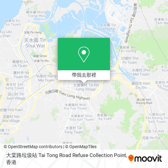 大棠路垃圾站 Tai Tong Road Refuse Collection Point地圖