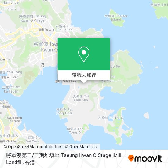 將軍澳第二∕三期堆填區 Tseung Kwan O Stage Ii / Iii Landfill地圖