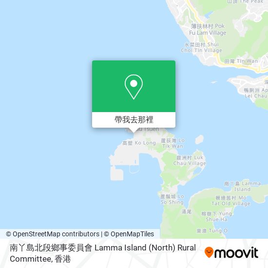 南丫島北段鄉事委員會 Lamma Island (North) Rural Committee地圖