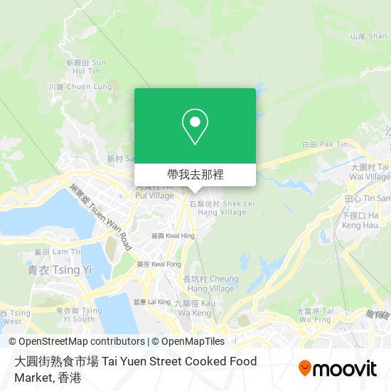 大圓街熟食市場 Tai Yuen Street Cooked Food Market地圖