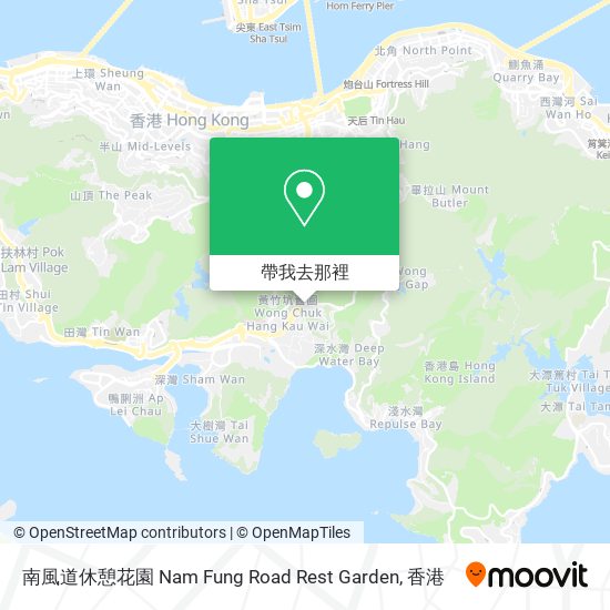 南風道休憩花園 Nam Fung Road Rest Garden地圖
