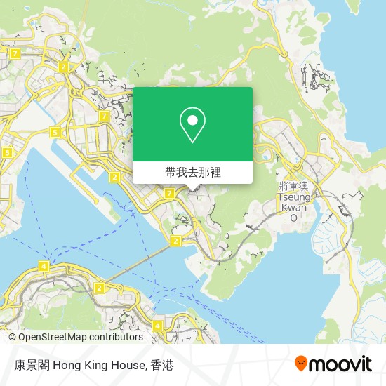康景閣 Hong King House地圖