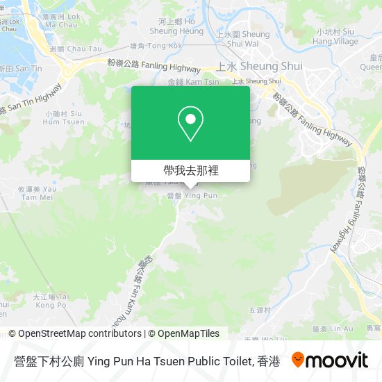 營盤下村公廁 Ying Pun Ha Tsuen Public Toilet地圖