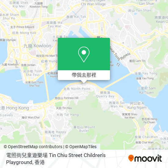 電照街兒童遊樂場 Tin Chiu Street Children's Playground地圖
