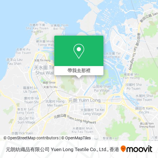 元朗紡織品有限公司 Yuen Long Textile Co., Ltd.地圖