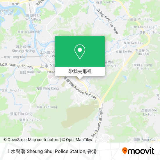 上水警署 Sheung Shui Police Station地圖