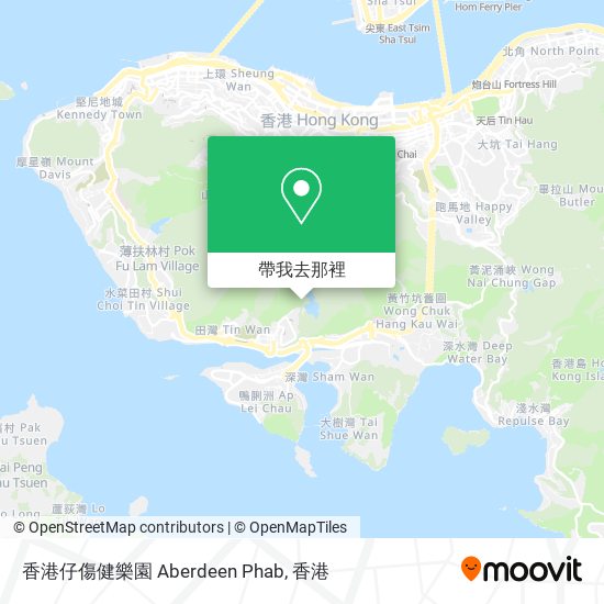 香港仔傷健樂園 Aberdeen Phab地圖