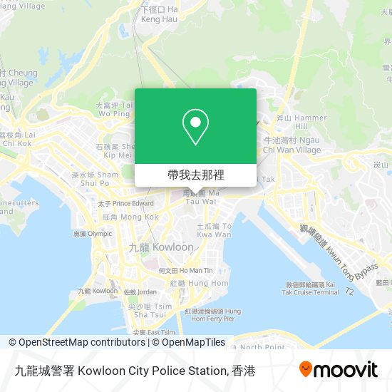 九龍城警署 Kowloon City Police Station地圖