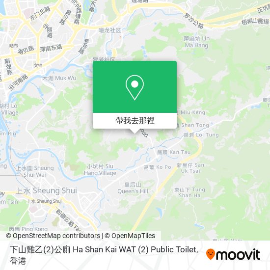 下山雞乙(2)公廁 Ha Shan Kai WAT (2) Public Toilet地圖