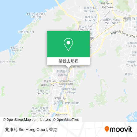 兆康苑 Siu Hong Court地圖