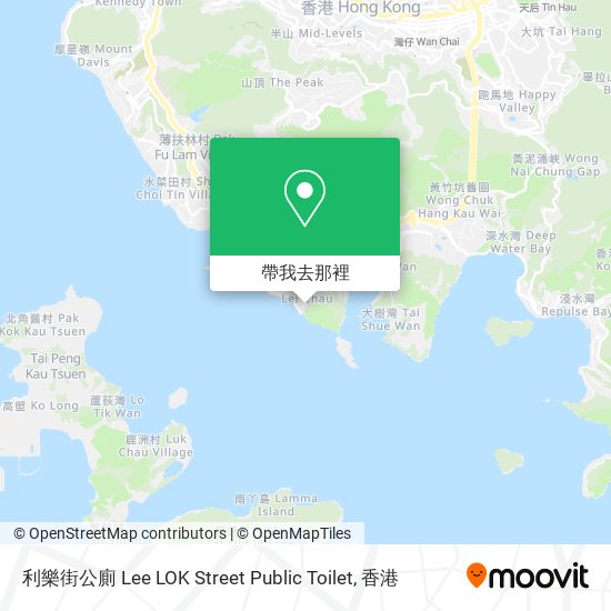 利樂街公廁 Lee LOK Street Public Toilet地圖