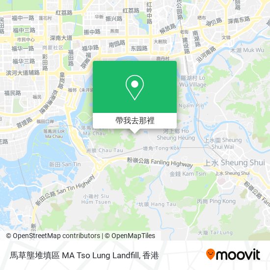 馬草壟堆填區 MA Tso Lung Landfill地圖