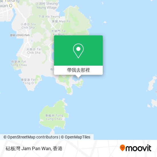 砧板灣 Jam Pan Wan地圖