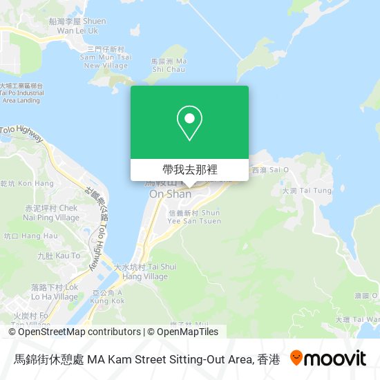 馬錦街休憩處 MA Kam Street Sitting-Out Area地圖