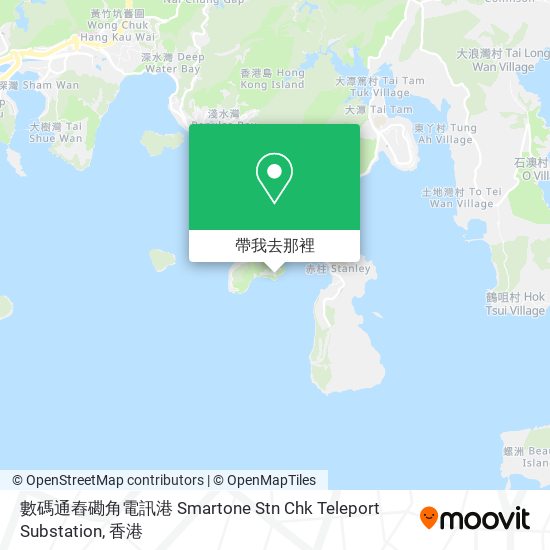 數碼通舂磡角電訊港 Smartone Stn Chk Teleport Substation地圖